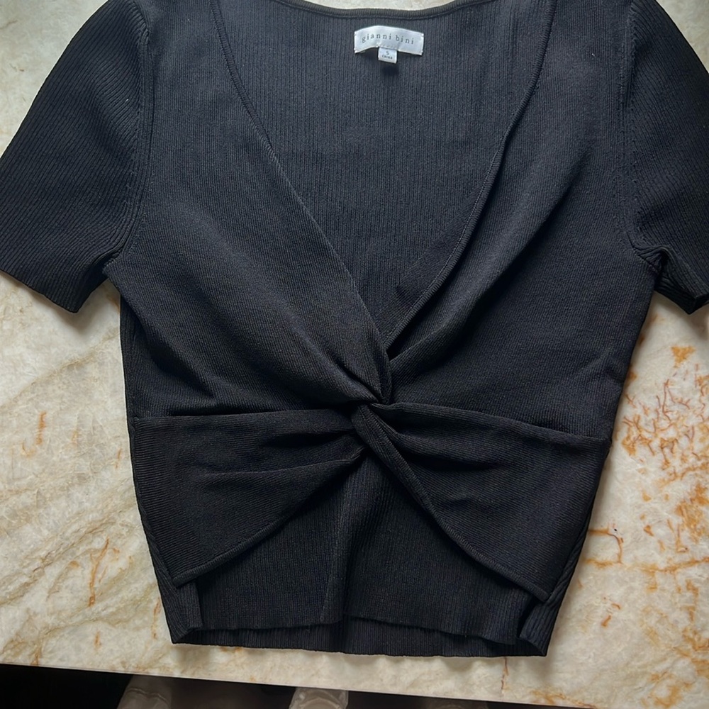 Gianni Bini size small faux wrap sweater